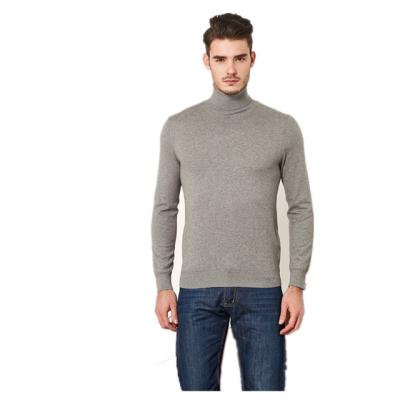 China 2017 Spring Anti Shrink Mens Cotton Silk Wool Turtle Neck Sweater for sale