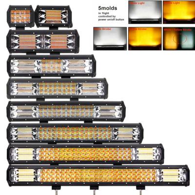 China All Car TRIPLE Row 12v 24V 22 inch 50 inch Off Road Led Light Bar For 4X4 Truck ATV UTV BAR LIGHTS 288W for sale