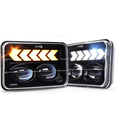 China All Faro 4x4 Off-Road BAJA LUZ DRL LUCES DE LED AUTOMOTRIZ 4*6 5PULGADAS ALTA Auto Cars Truck for sale