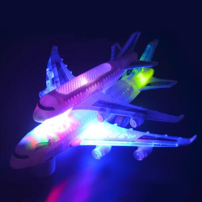 China Custom Cheap Cool Lightweight Double Decker Miniature Scale Model Airplane Kit Toy With Music RC Hobby Price 3D for sale