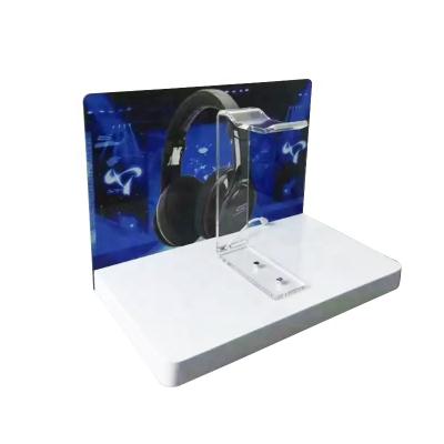 China Custom Design Acrylic Retail Store Counter Headphone Display Stand Custom Display Stand for sale