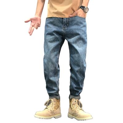 China 2021 Large Size Men's Loose Breathable American Men's Jeans Straight Casual Men's Retro Pants Jeans Jumpsuits for sale