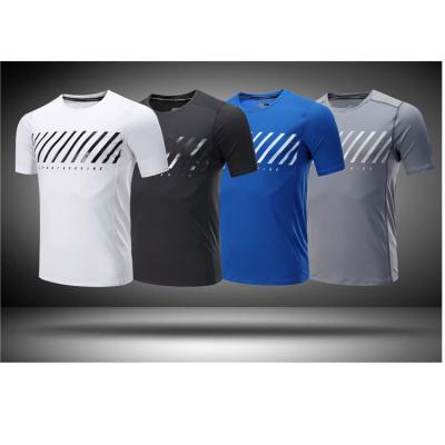 China QUICK DRY Men's Round Neck T-Shirt Track And Field Gym Short Sleeve Tops For Mens Shirts for sale