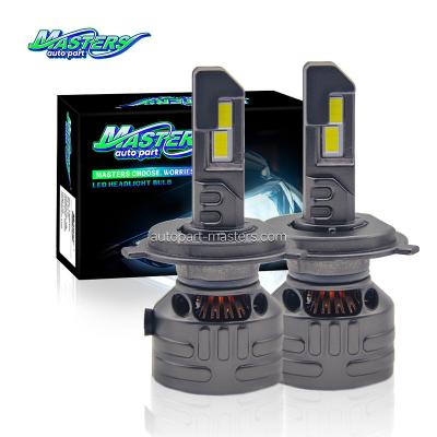 China Masters KV50 160W 16000 Lumens 6500K Cool White H4 H7 9005 LED Headlight Bulbs for sale