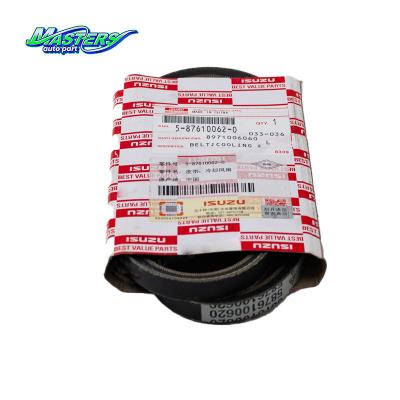 Cina Masters Car Automotive Belt 5-87610062-0 8-97100606-0 Ventilatore di raffreddamento per ISUZU in vendita