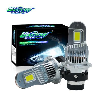 China Masters D2pro 90W 8000LM 6500K 5575 Chips Superior Aviation Aluminum LED Headlight Bulb for sale