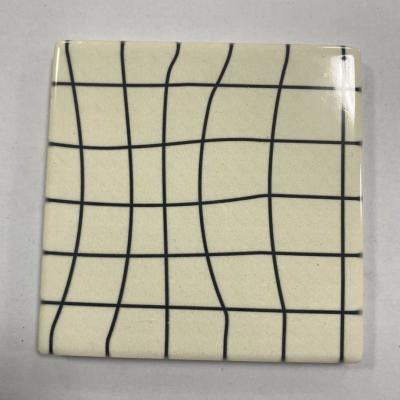 China China 5.9cm Fridge Magnet Sublimation Square Ceramic Tiles for sale