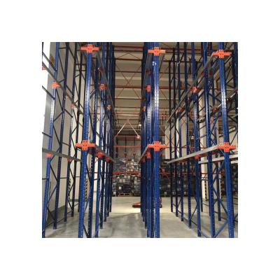 China High Strength Heavy Duty Push Back Shelving Rack Drive In Pallet Roller Rack System For Warehouse for sale