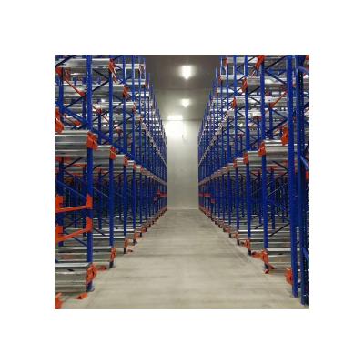 China High Strength Storage Racking Warehouse Rack Custom Industrial Steel Aisle Item Storage Pallet Adjustable Single Deep Narrow Racking for sale