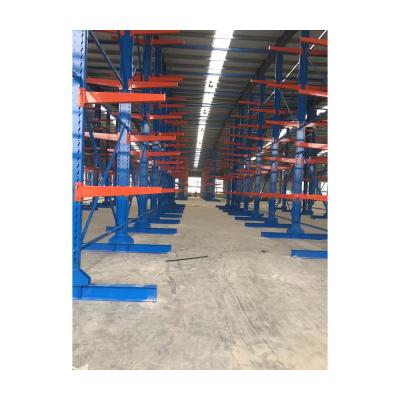 China Hot Selling High Strength Customized High Strength Cantilever Steel Shelf Unrolling Cantilever Racking for sale