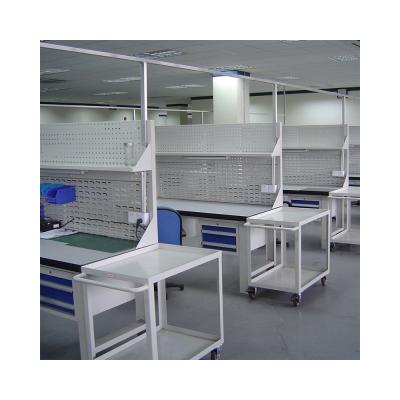 China High Strength Industrial Workshop Table Heavy Duty Drawer Stainless Steel Work Table With Under Shelf for sale