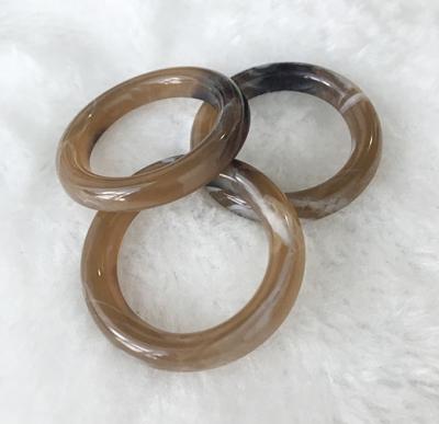 China Resin Nickel Free Round Buckle Plastic Buckle For Garment Swimwear for sale