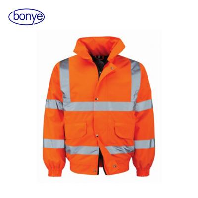 China HIVIS 300D OXFORD PU JACKET WATERPROOF CLOTHING 200gsm 160gsm padded custom 200gsm HIVIS 300D reflective jackets invest green for sale