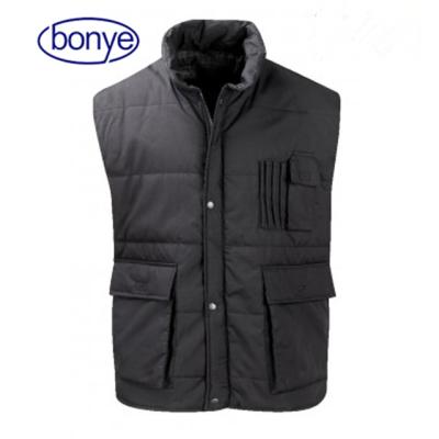 China High Quality Black Padded Anti-wrinkle Leisure Vest for sale