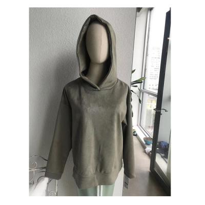 China Custom Anti-wrinkle suede streetwear hoodie simple slim fit hoodies for men for sale