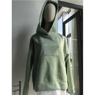 China 2022 High Quality Anti-wrinkle Faux Suede Simple Blank Hoodies For Men for sale