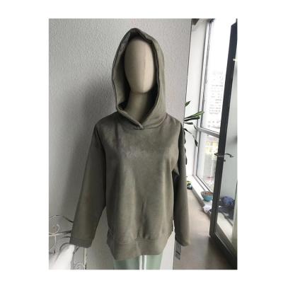 China 2022 New Arrivals Anti-wrinkle Wholesale Price High Quality Suede Hoodie Men Empty Women for sale