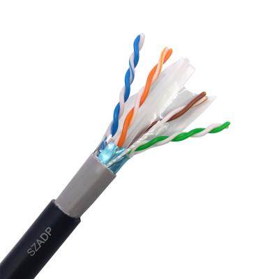 China High Speed ​​Cat6 Networking Sftp Cat6A Price Per Meter Lan Cable Cat 6 Utp Outdoor Ethernet Cable Cat6a for sale