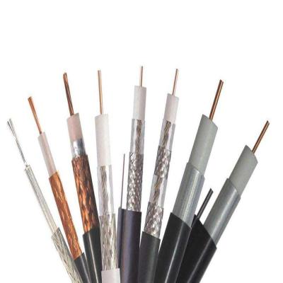 China Factory Price CU RG6 Coaxial Cable Camera Cable CCA LA CCTV Rj6 Coaxial 75 Ohm Wire Coaxial Cable for sale