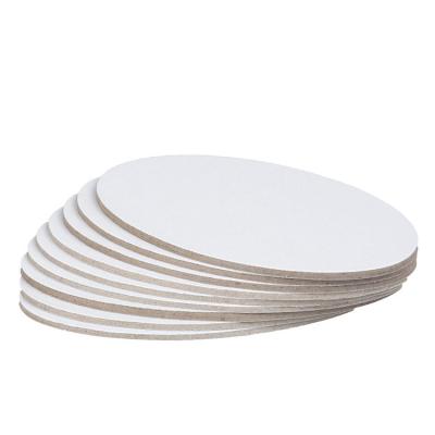 China 280g Artist Paint Ellipse Shaped Blank Stretched Canvas From OEM Discount 10*15 for sale