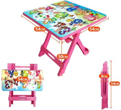 China 25 Inch Contemporary Tail Plastic Folding Table For Children Kids School Study for sale