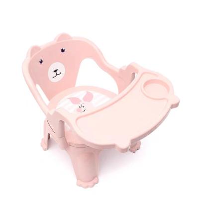 China Traditional PVC Plastic Sponge Baby Feeding Chair Children's Baby Chair For Kids Baby Feeding Toddler for sale