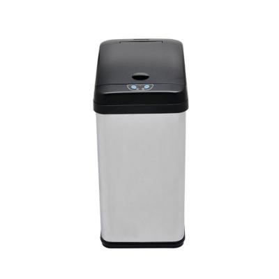 China Sustainable Household 50l Metal Stainless Steel Intelligent Automatic Sensor Recycle Bin for sale