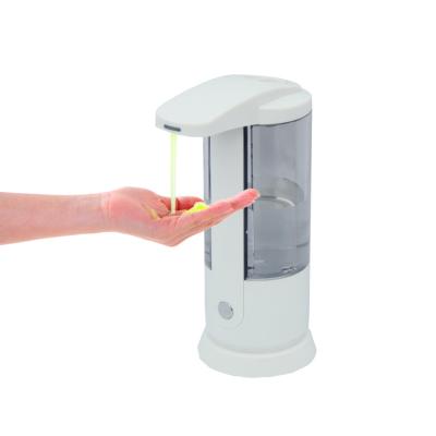 China Foam Automatic Soap Dispenser 250ml Home Washroom Countertop Plastic Liquid Soap Dispenser for sale