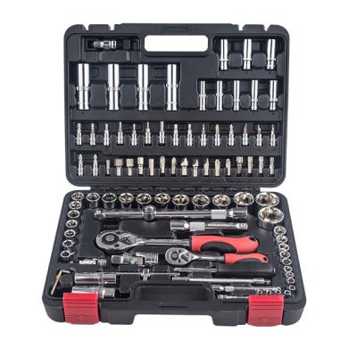 China 94 PCS Torx 1/2” .1/4” Socket Ratchet Set Wrench Torx Driver Bit Ratchet Handle Tools Set Auto Repair Tools for sale