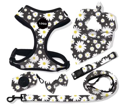 China High Quality Custom Sublimation Printed Padded Dog Harness Set Of Dog Accessories for sale