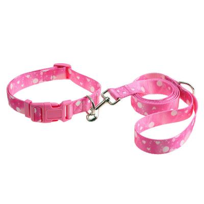 China Lovely Design Pet Accessories Pastel Quick Release Collar Hangers Pet Leashes And Collars for sale