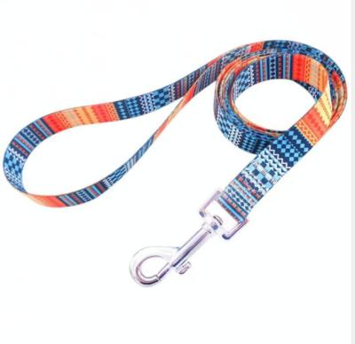 China Quick Release Printed Leash For Dog Gifts Pet Accessories Recycled Strap Collar Leash Set for sale