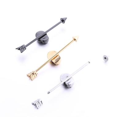 China Joyería piercing de la venta del cráneo del cuerpo industrial piercing industrial caliente del Barbell en venta