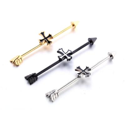 China Joyería piercing del Barbell industrial del acero inoxidable con precio de fábrica en venta