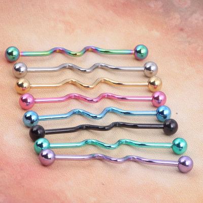 China 316L surgical steel industrial piercing barbells Body Jewelry for sale