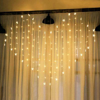 China Indoor and Outdoor Hot Selling Heart Shaped LED Curtain Lights Decoration Wedding Decoration Occasions for sale