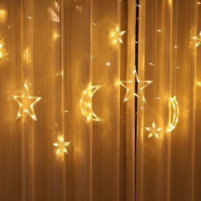 China 2023 New Design Diwali Indoor Ice Cube Ramadan Crescent String Lights for sale