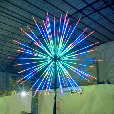 China New Garden Design Outdoor Waterproof Christmas Decorative Supplies Led Firework Tree Lights for sale