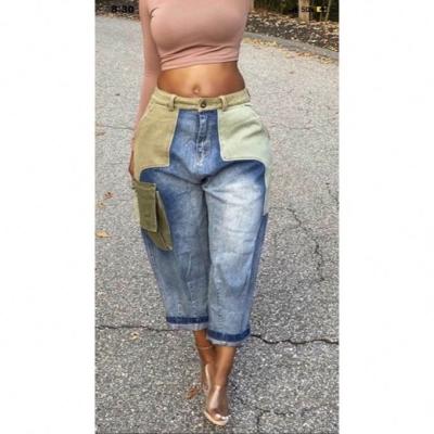 China Bettergirl Fashion Leg Pnats Retro Breathable Japanese Wide Leg Contrast Color Loose Casual Pants for sale