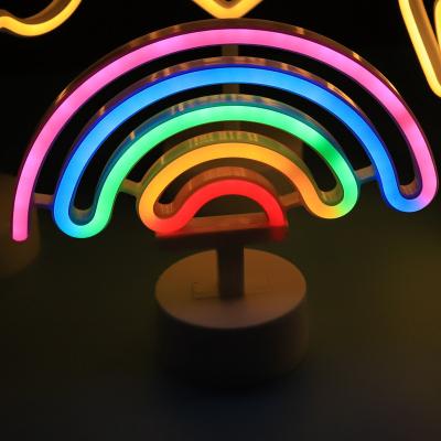 China Modern Night Lamp Table Desk Lamps Led Neon Lights For Christmas Party for sale