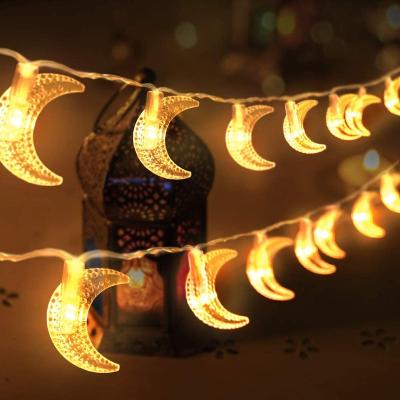 China Outdoor LED Room Festival Christmas Decoration Ramadan Moon String Lights For for sale