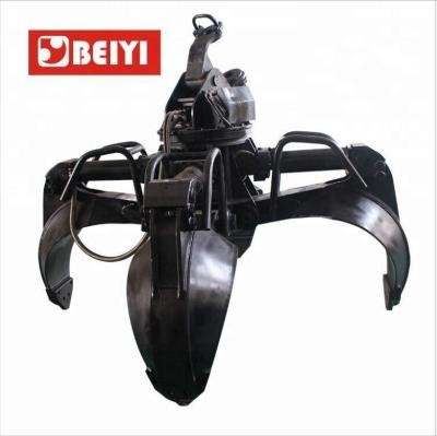 China The orange peel digging and loading tackle rotating excavator attachment attack attack hydraulic grabs construction machinery parts as rock attack for sale