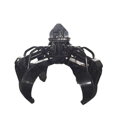 China Construction worksÂ   BEIYI Product for Excavator Attachment 360 Rotary Grapple and Hydraulic Scrap Grapple Grapple for sale