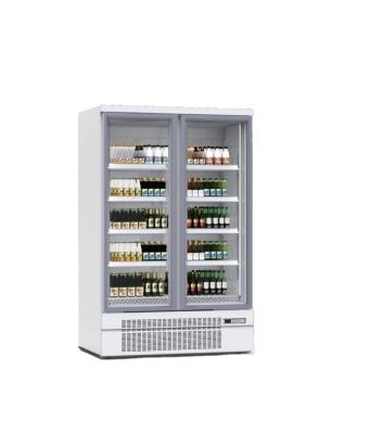 China Double-temperature High Cost Effectiveness Commercial Household Vertical Fully Enclosed Refrigerated Display Cabinet for sale