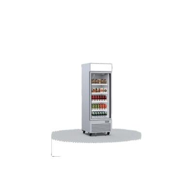 China Double-temperature discount price supermarket beverage fruit and vegetable factory customized refrigerated display cabinet for sale