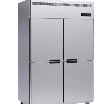 China Commercial Kitchen Refrigerator Single-temperature Refrigeration Equipment Upright Freezer 4 Doors Refrigerator for sale