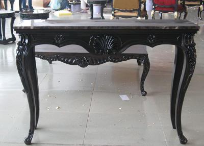 China Black Wooden Consoles Table For Modern Hotel Luxury Living Room Furniture for sale