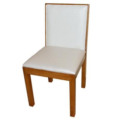 China Upholstered SGS Modern Restaurant Furniture Waterproof Leather Dining Chair for sale