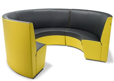 China Verbundenes Leder + PVC polsterten Stand-Sofa-Sitzplätze für Bibliothek/Schulesoem zu verkaufen