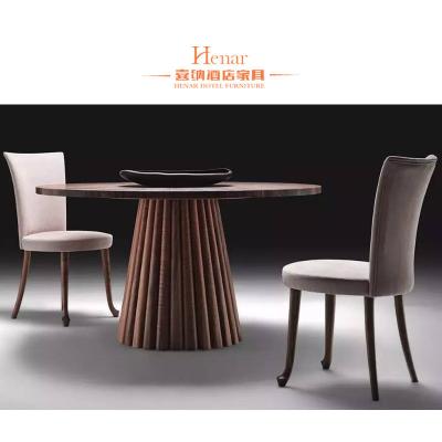 China Restaurant Unique Modern Dining Room Tables / Rustic Wood Banquet Dining Tables for sale